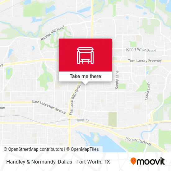 Handley & Normandy map