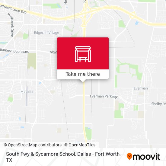 South Fwy & Sycamore School map
