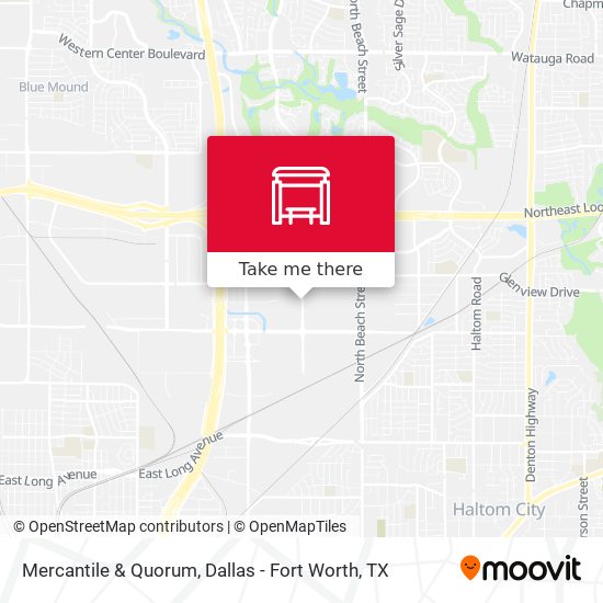 Mercantile & Quorum map