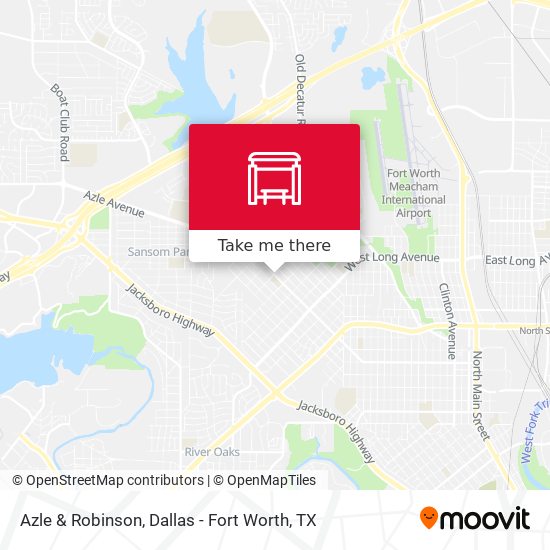 Azle & Robinson map