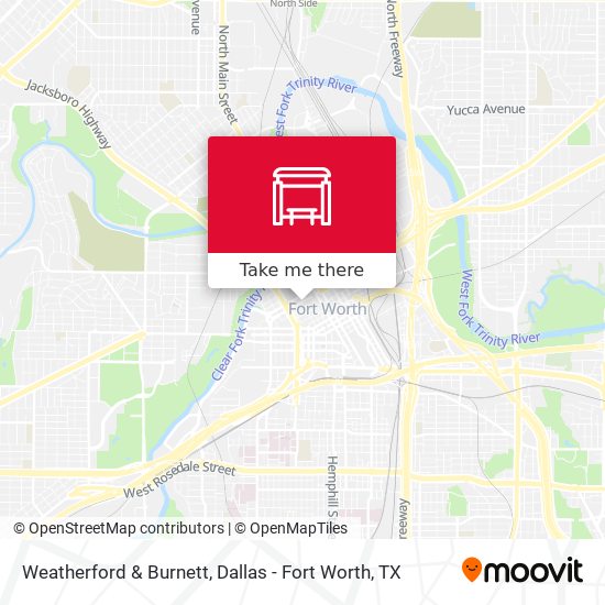 Weatherford & Burnett map