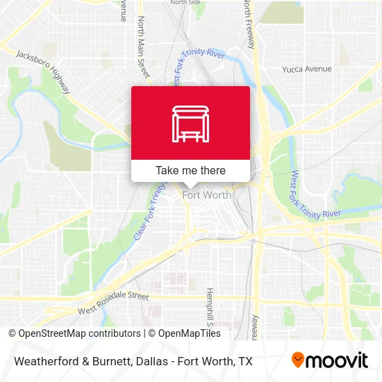 Weatherford & Burnett map