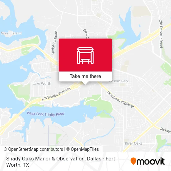 Shady Oaks Manor & Observation map