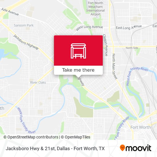 Mapa de Jacksboro Hwy & 21st