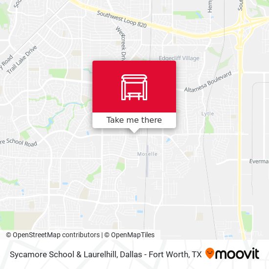 Sycamore School & Laurelhill map