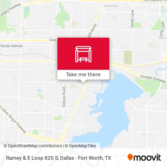 Ramey & E Loop 820 S map