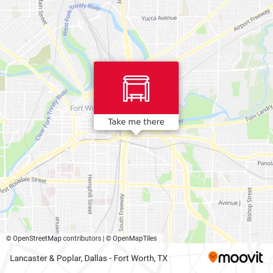 Lancaster & Poplar map