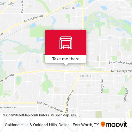 Mapa de Oakland Hills & Oakland Hills