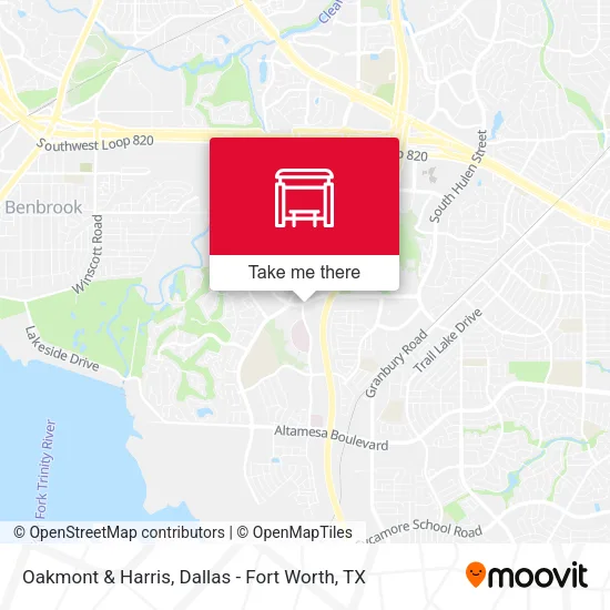 Oakmont & Harris map