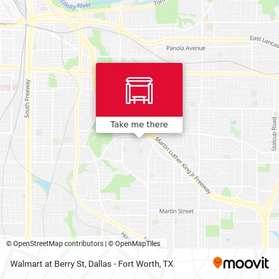 Walmart at Berry St map