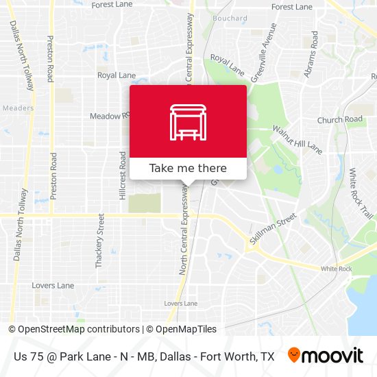 Mapa de Us 75 @ Park  Lane - N - MB