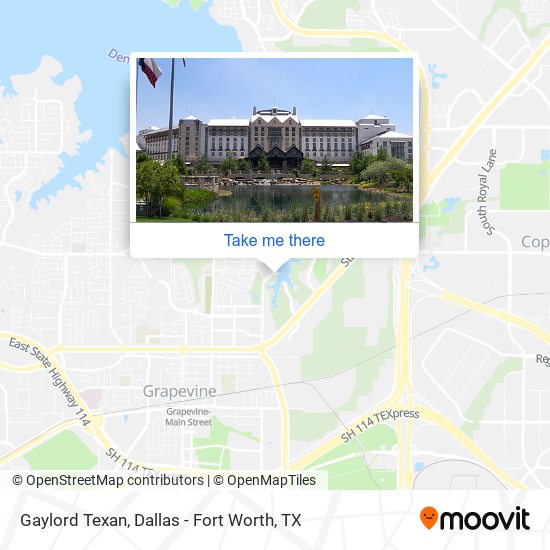 Gaylord Texan map