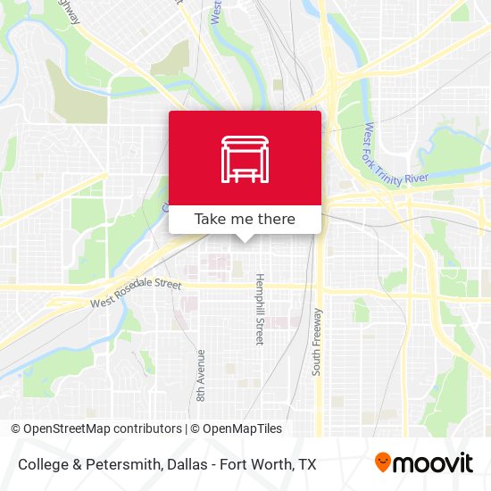 College & Petersmith map