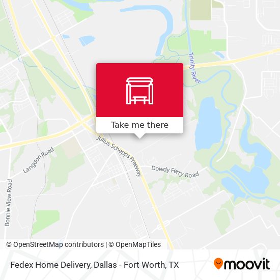 Fedex Home Delivery map