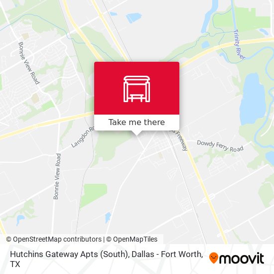 Hutchins Gateway Apts (South) map