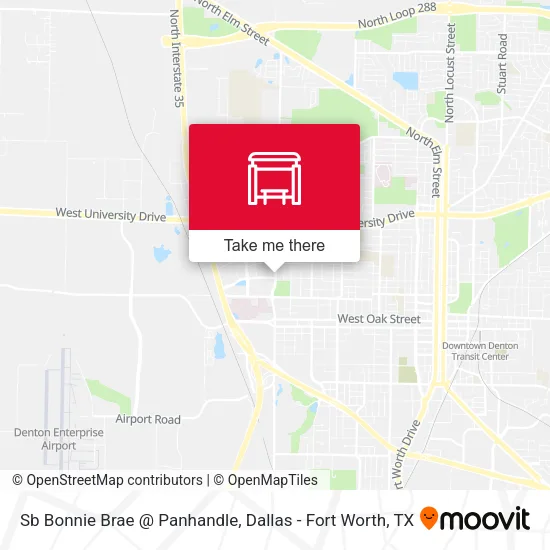 Mapa de Sb Bonnie Brae @ Panhandle