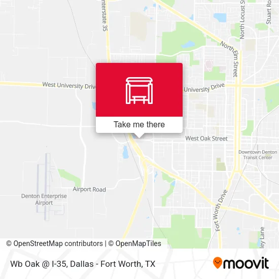 Mapa de Wb Oak @ I-35