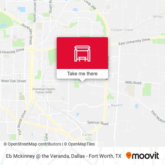 Mapa de Eb Mckinney @ the Veranda