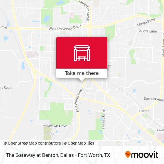 Mapa de The Gateway at Denton