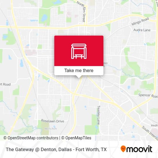 The Gateway @ Denton map
