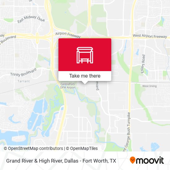Grand River &  High River map