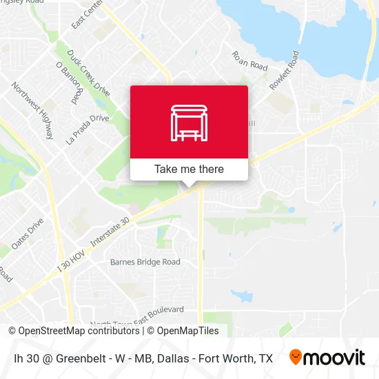 Ih 30 @ Greenbelt - W - MB map