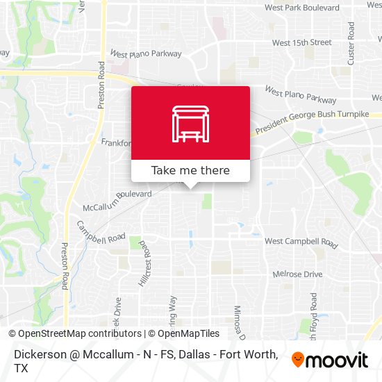 Dickerson @ Mccallum - N - FS map
