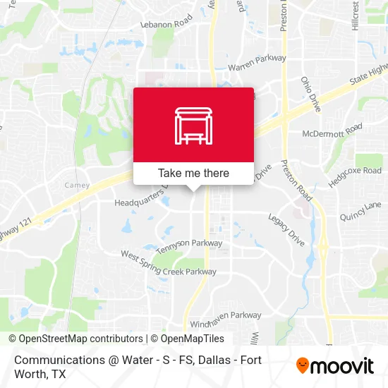 Communications @ Water - S - FS map