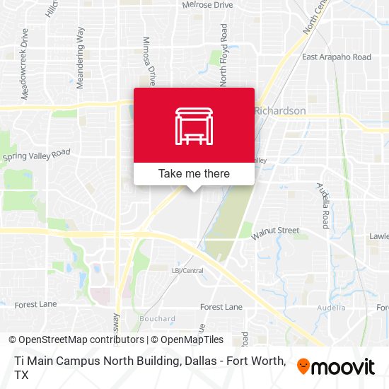 Ti Main Campus North Building map