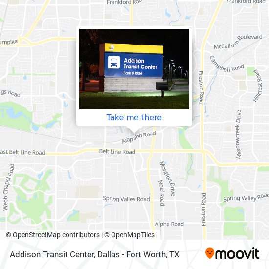 Mapa de Addison Transit Center