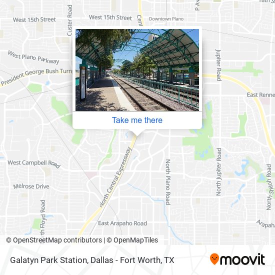 Galatyn Park Station map