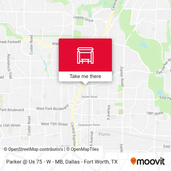 Parker @ Us 75  - W -  MB map