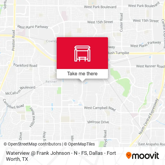 Waterview @ Frank Johnson - N - FS map