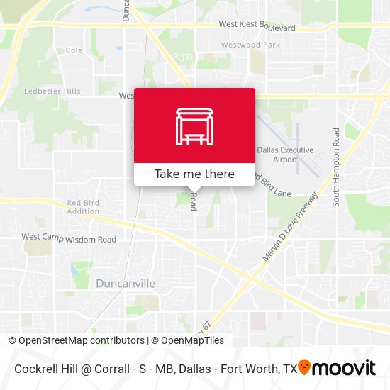 Cockrell Hill @ Corrall - S - MB map