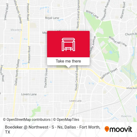 Boedeker @ Northwest - S - Ns map