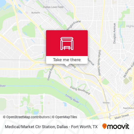 Medical/Market Ctr Station map