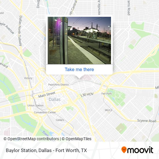 Baylor Station map