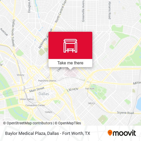 Baylor Medical Plaza map