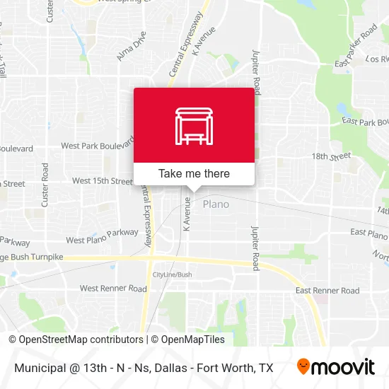Municipal @ 13th - N - Ns map