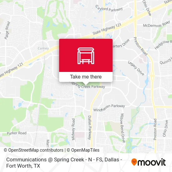 Communications @ Spring Creek - N - FS map