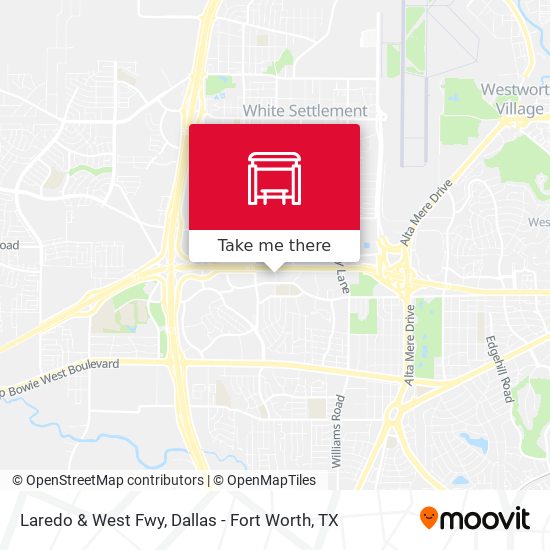Laredo & West Fwy map