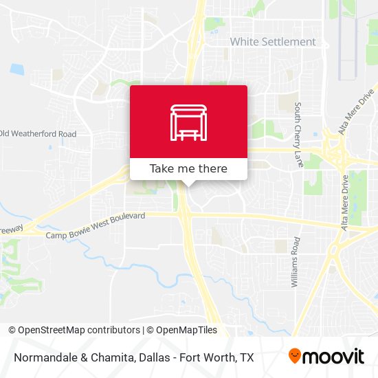 Normandale & Chamita map