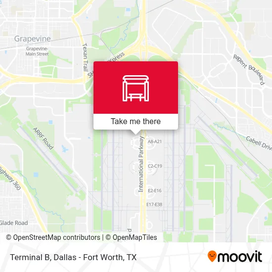 Terminal B map