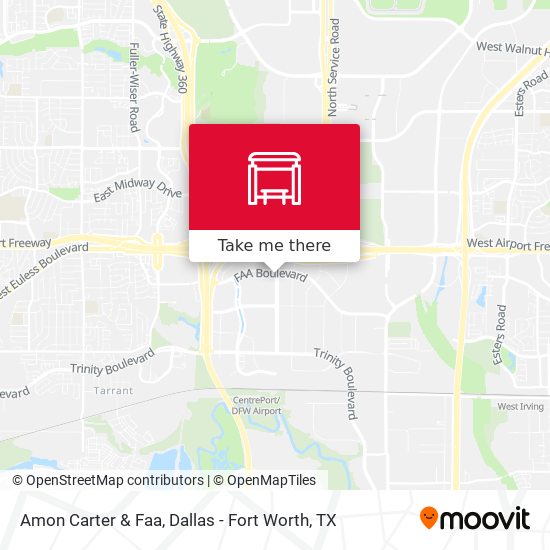 Amon Carter & Faa map