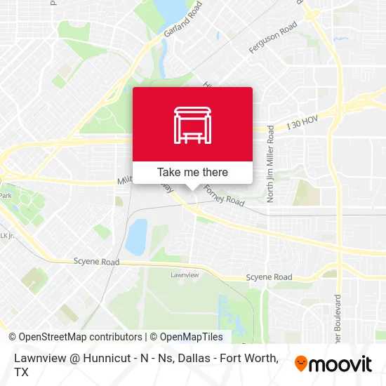 Lawnview @ Hunnicut - N - Ns map