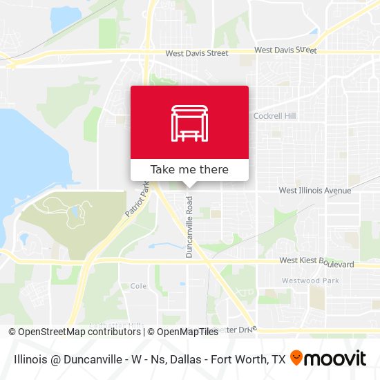Mapa de Illinois @ Duncanville - W - Ns