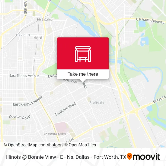 Illinois @ Bonnie View - E - Ns map