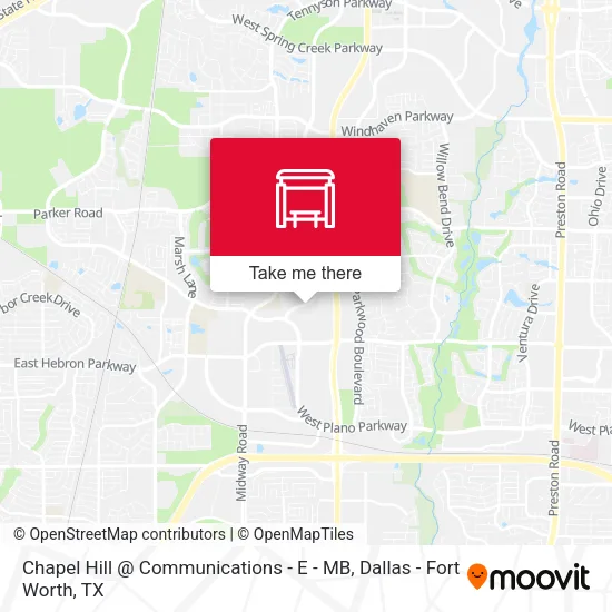 Chapel Hill @ Communications - E - MB map