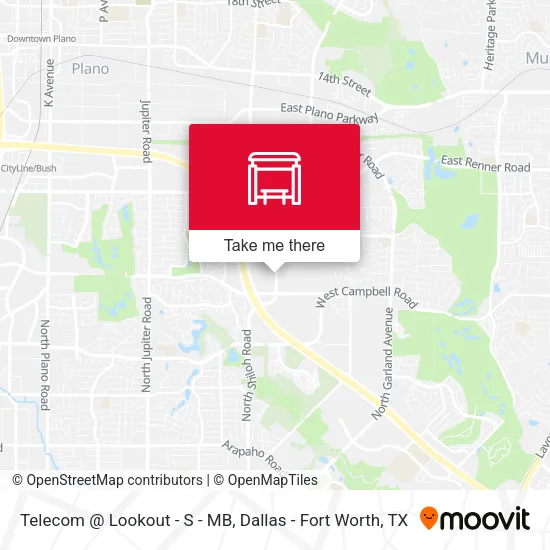 Telecom @ Lookout - S - MB map