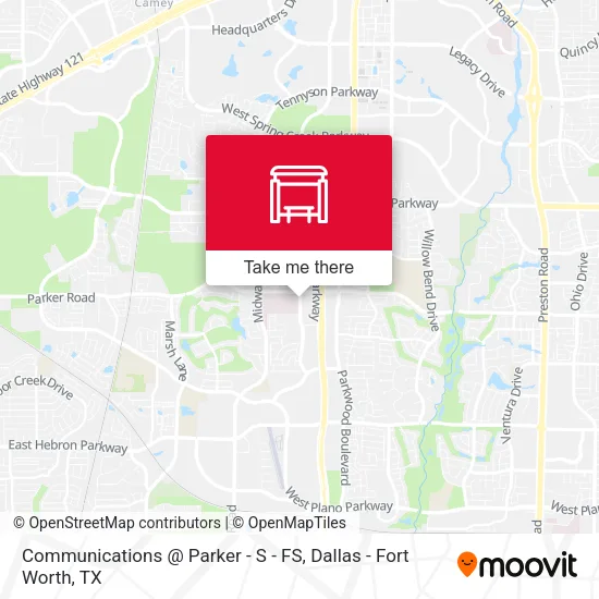 Communications @ Parker - S - FS map